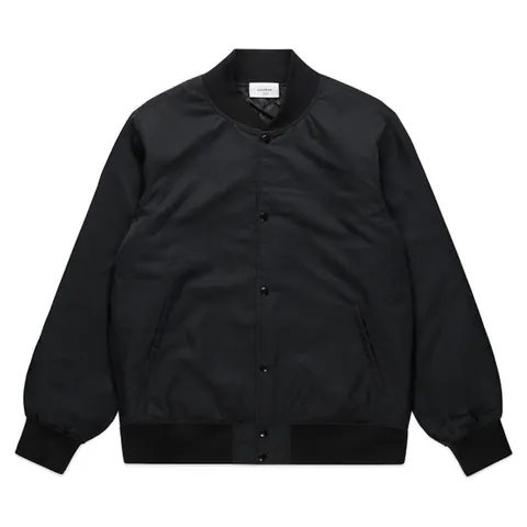 AS Colour College Bomber Jacket in Black