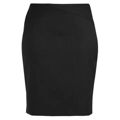 Biz Corporates Comfort Wool Stretch Womens Chevron Band Skirt