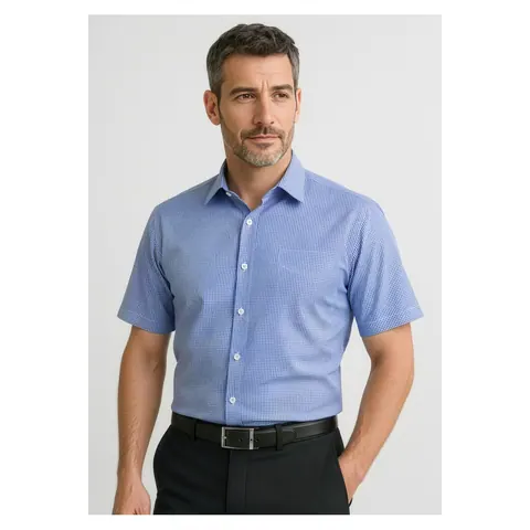 Biz Corporates Newport Mens Short Sleeve Shirt
