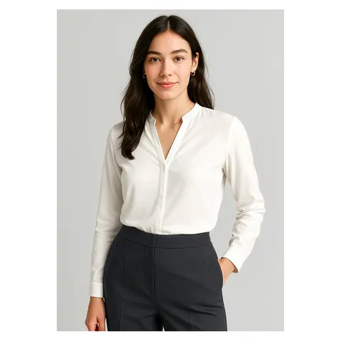 Biz Corporates Womens Juliette Long Sleeve Blouse