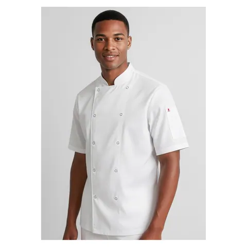 Biz Collection Zest Mens Short Sleeve Chef Jacket