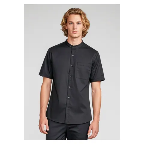 Biz Collection Salsa Mens Short Sleeve Chef Shirt