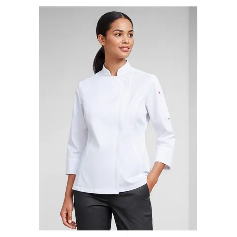 Biz Collection Alfresco Womens Long Sleeve Chef Jacket