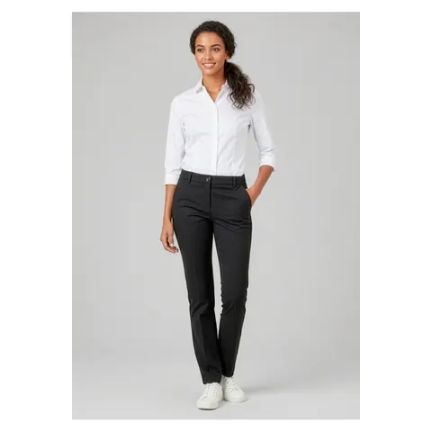 Biz Collection Comfort Waist Womens Straight Leg Pant