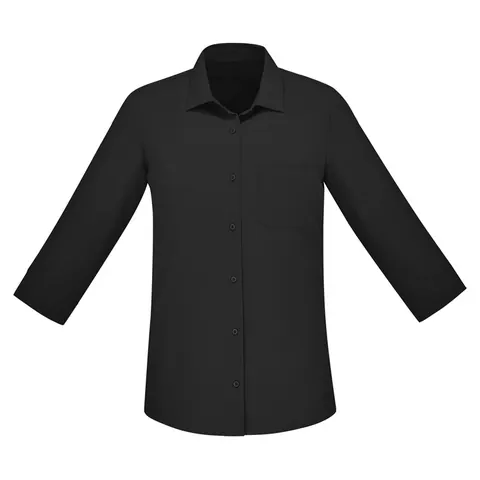 Biz Collection Florence Womens Plain 3/4 Sleeve Shirt