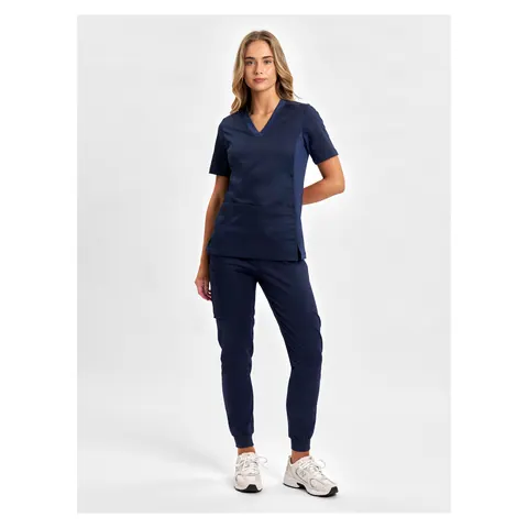 Inaura Riley Womens Slim Leg Jogger Scrub Pant