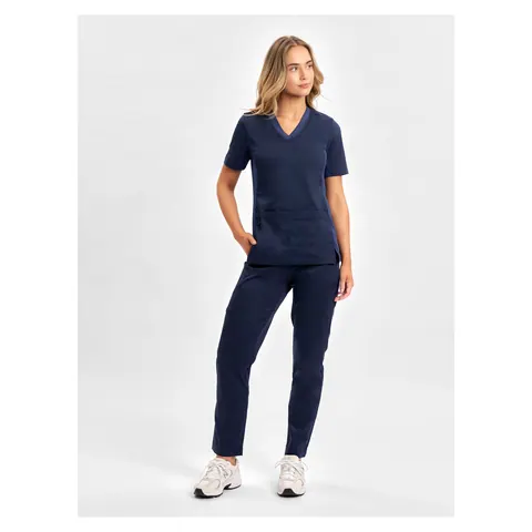 Inaura Riley Womens Straight Leg Scrub Pant