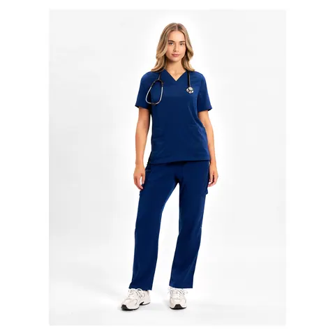 Inaura Avery Womens Straight Leg Scrub Pant