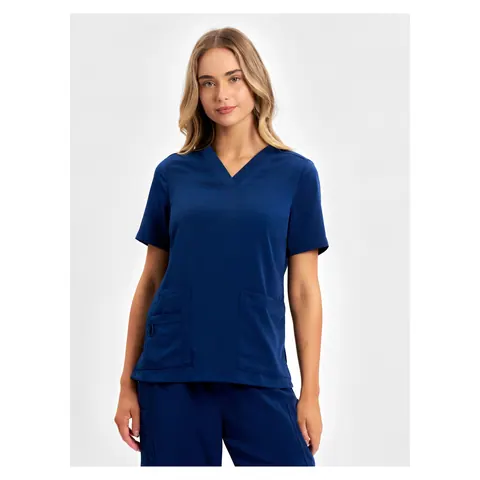 Inaura Avery Womens V-Neck Scrub Top