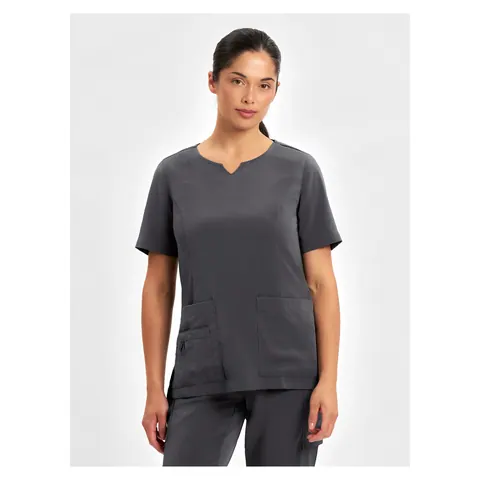 Inaura Avery Womens Round Neck Scrub Top