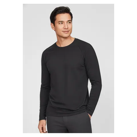 Biz Collection Performance Mens Long Sleeve Tee