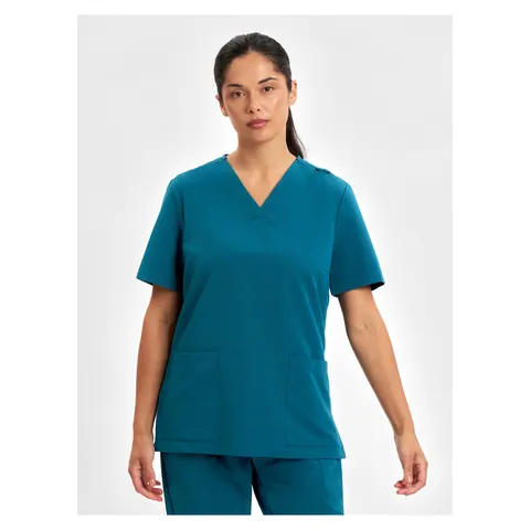Inaura Pulse Womens V-Neck Scrub Top