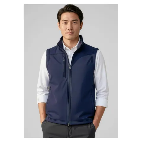 Biz Collection Mens Softshell Vest