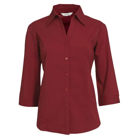 Biz Collection Womens Metro 3/4 Sleeve Shirt