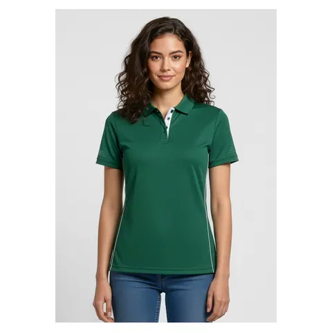 Biz Collection Womens Balance Short Sleeve Polo