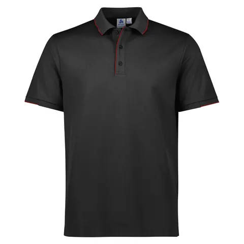 Biz Collection Focus Mens Short Sleeve Polo