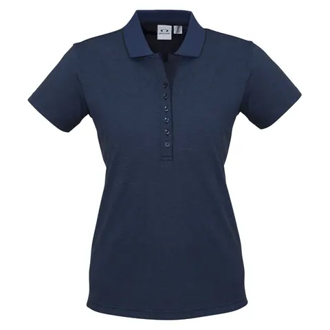 Biz Collection Shadow Womens Short Sleeve Polo