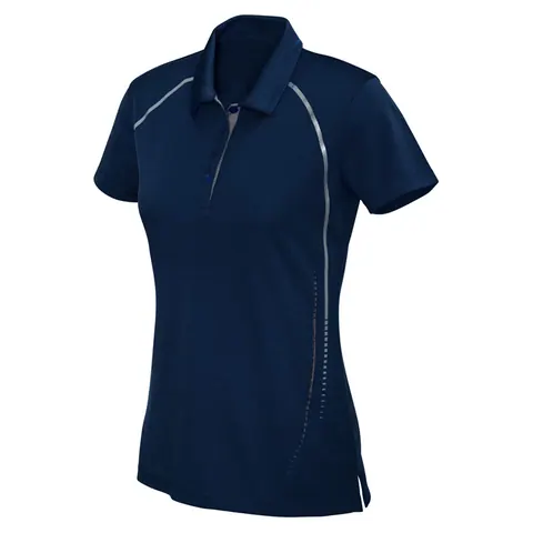 Biz Collection Womens Cyber Short Sleeve Polo