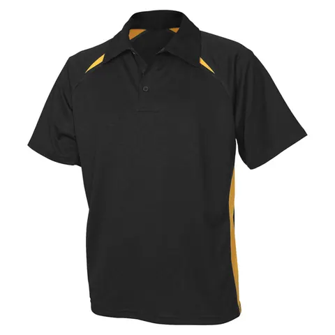 Biz Collection Splice Mens Short Sleeve Polo