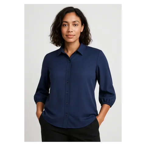 Biz Corporates Lucy Womens 3/4 Sleeve Blouse