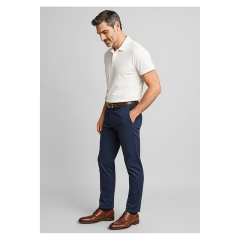 Biz Corporates Traveller Mens Modern Stretch Chino Pant
