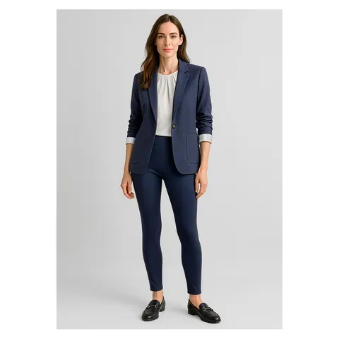 Biz Corporates Scuba Ponte Womens High-rise Pull-on Corporate Legging