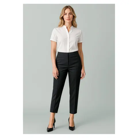 Biz Corporates Renew Womens 7/8 Mid-Waist Slim Leg Pant