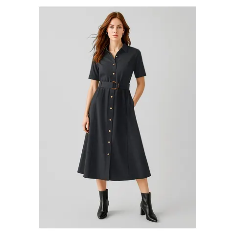 Biz Corporates Adele Womens Midi Dress