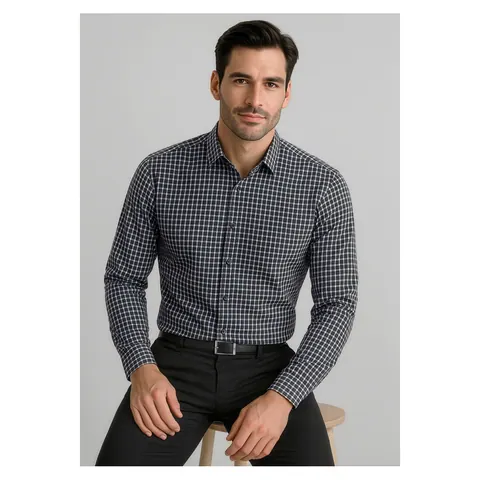 Biz Corporates Noah Mens Long Sleeve Shirt