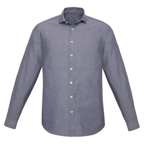 Biz Corporates Mens Charlie Slim Fit Long Sleeve Shirt