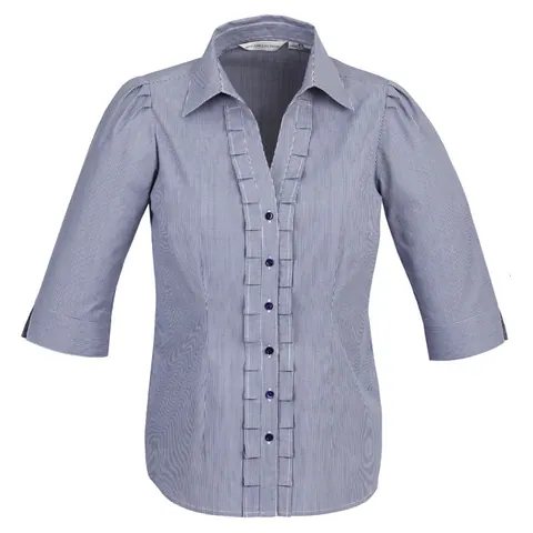 Biz Collection Edge Womens 3/4 Sleeve Shirt