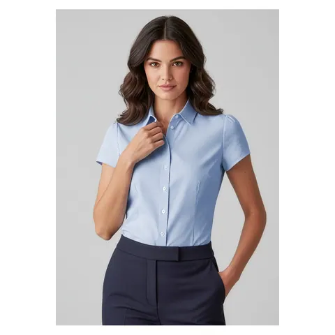 Biz Collection Euro Womens Short Sleeve Shirt