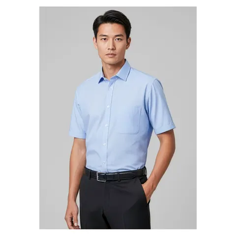 Biz Collection Euro Mens Short Sleeve Shirt