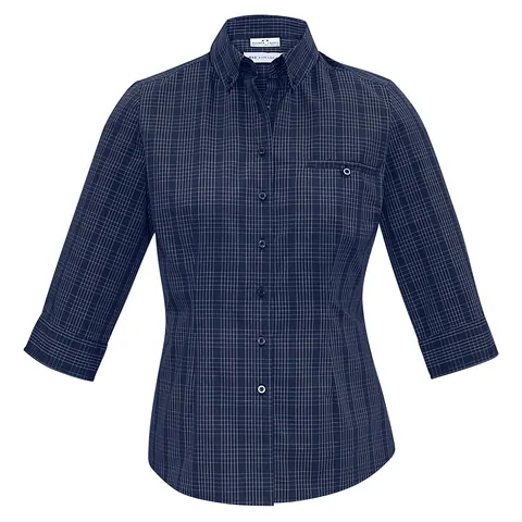 Biz Collection Harper Womens 3/4 Sleeve Shirt