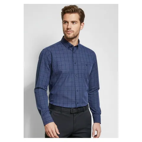 Biz Collection Harper Mens Long Sleeve Shirt