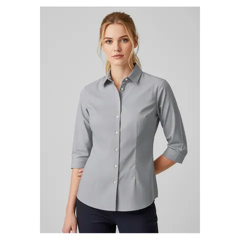 Biz Collection Jagger Womens 3/4 Sleeve Shirt