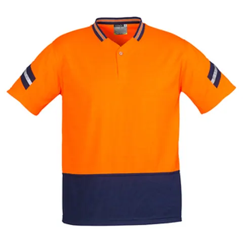 Syzmik Mens Hi Vis Astro Short Sleeve Polo