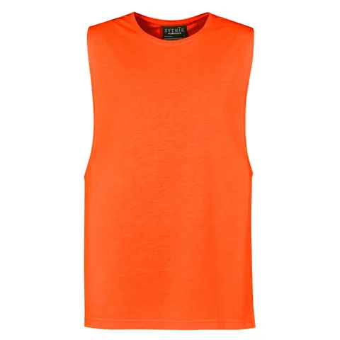 Syzmik Mens Hi Vis Sleeveless Tee