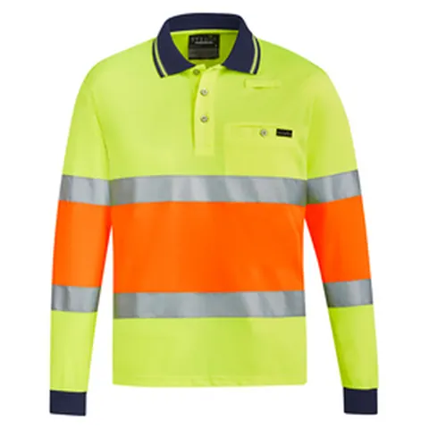 Syzmik Unisex Hi Vis Bio Motion Taped Polo