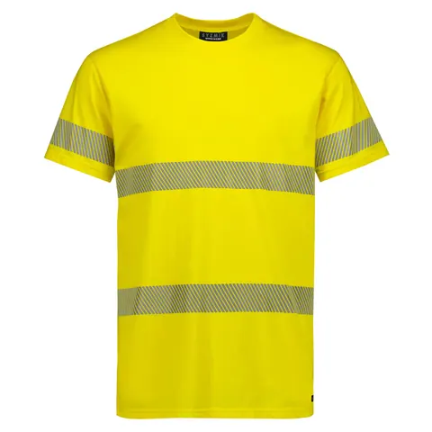 Syzmik Mens Hi Vis Segmented Tape Cotton Tee
