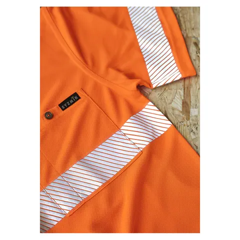 Syzmik Unisex Hi Vis Segmented Tape Short Sleeve Polo
