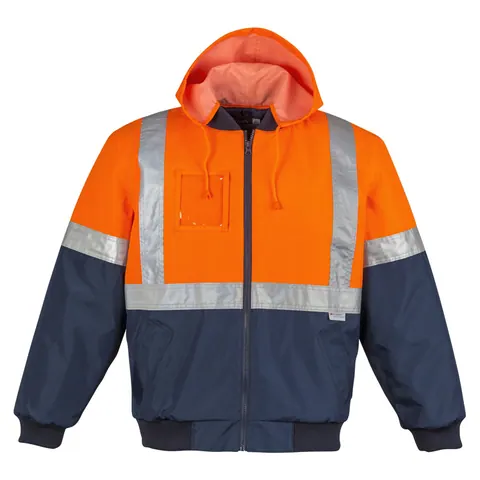 Syzmik Mens Hi Vis Quilted Flying Jacket