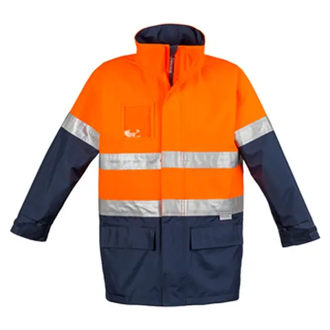 Syzmik Mens Hi Vis Waterproof Lightweight Jacket