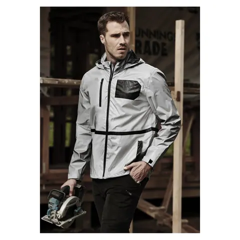Syzmik Unisex Streetworx Reflective Waterproof Jacket