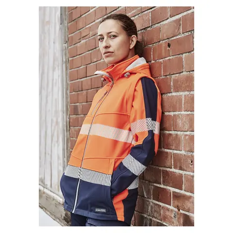 Syzmik Womens Streetworx 2 In 1 Stretch Softshell Jacket