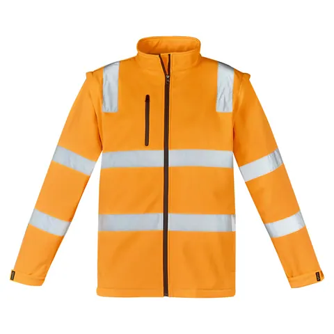 Syzmik Unisex Hi Vis VIC Rail 2 In 1 Softshell Jacket