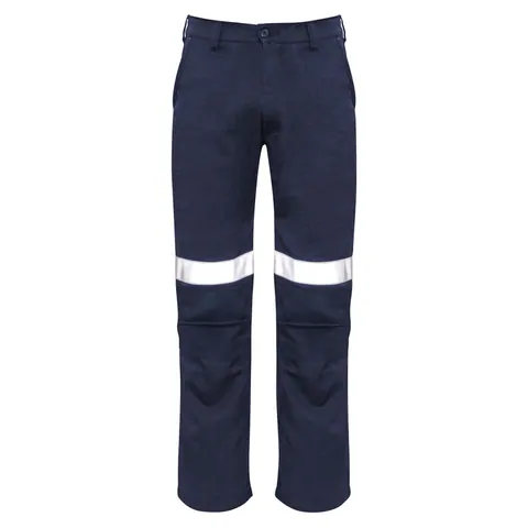Syzmik Mens Orange Flame Traditional Style Taped Work Pant