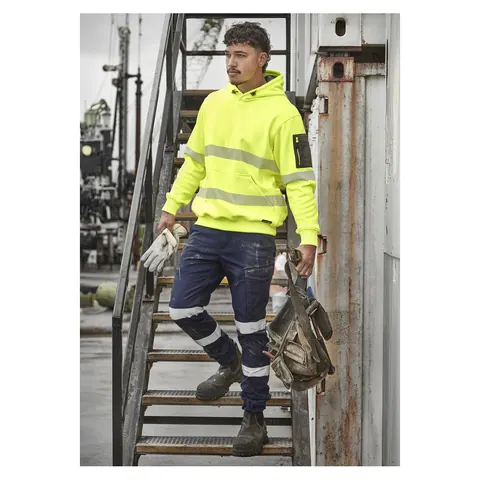 Syzmik Mens Essential Stretch Taped Cargo Pant - Cuffed