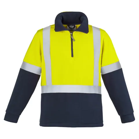 Syzmik Unisex Hi Vis Polar Fleece Pullover - Shoulder Taped
