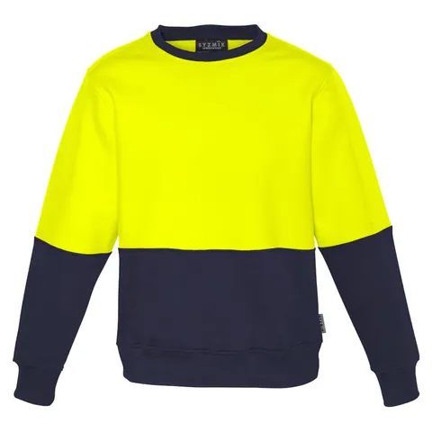 Syzmik Unisex Hi Vis Crew Sweatshirt
